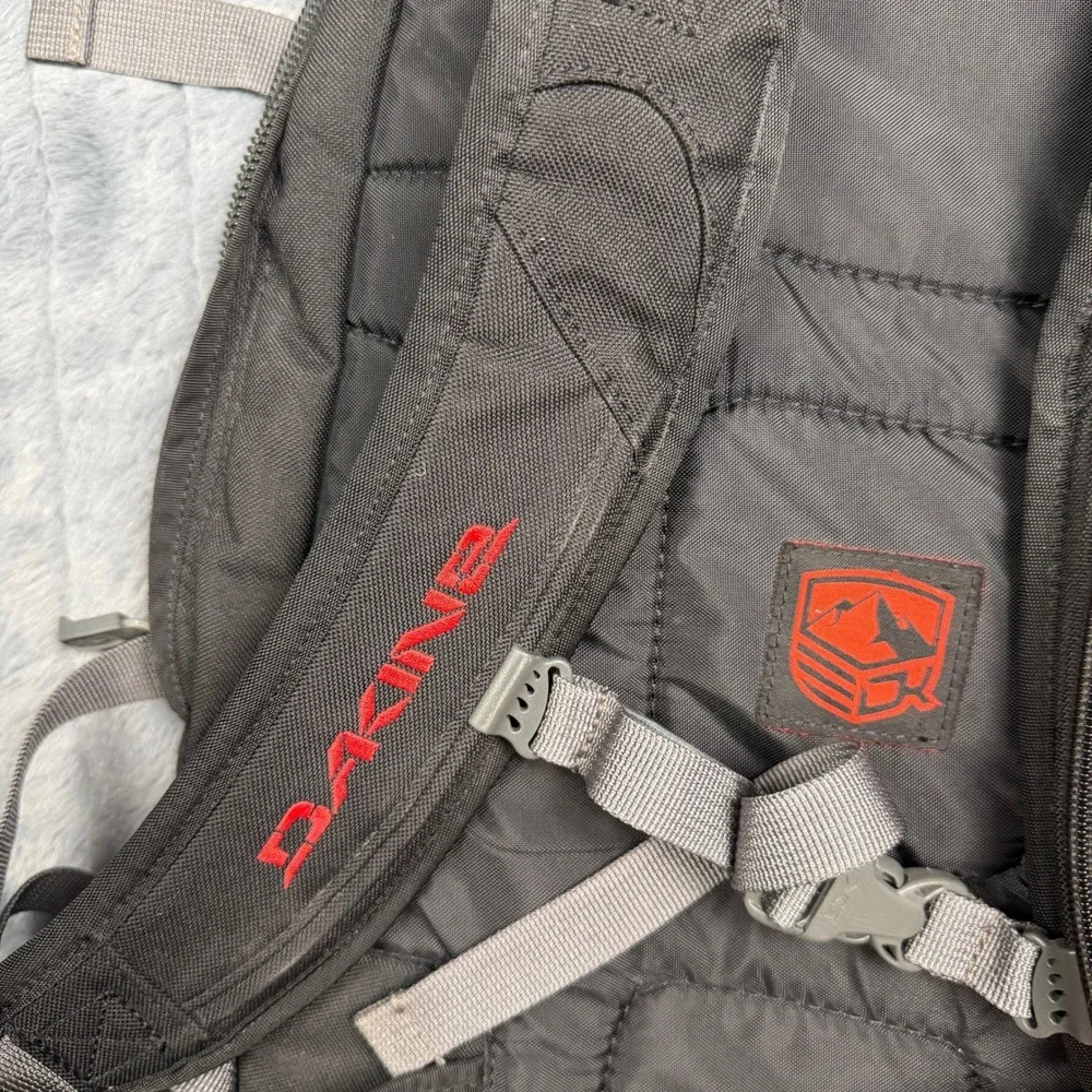 Dakine Heli Pack Backpack Black Grey Red Technical Outdoor Ski Snowboard Bag